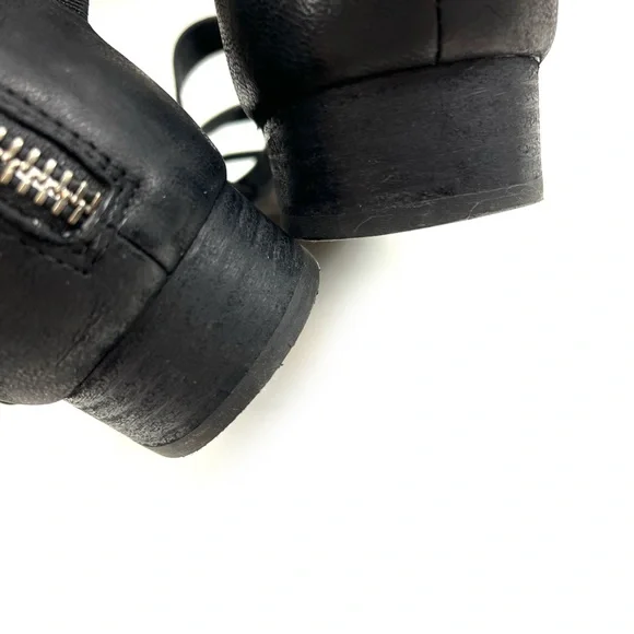 Eileen Fisher Eva Black Leather Strappy Sandals size 8.5 - Picture 7 of 8
